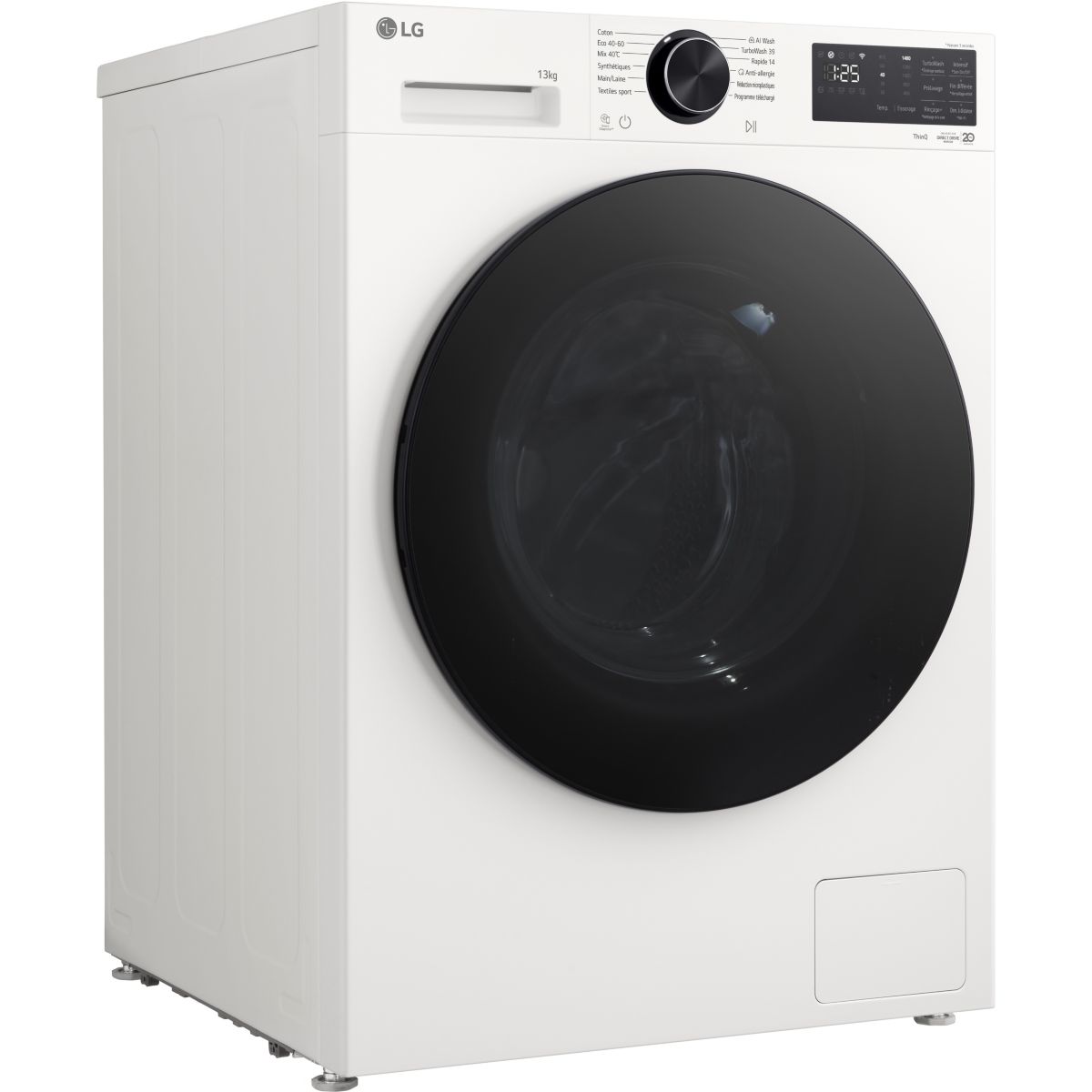Lave linge hublot F34X56WHST couleur unique, LG