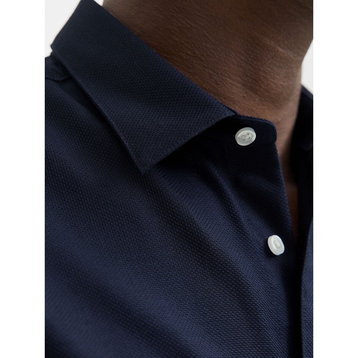 Long Sleeve Shirt dark blue, JACK & JONES