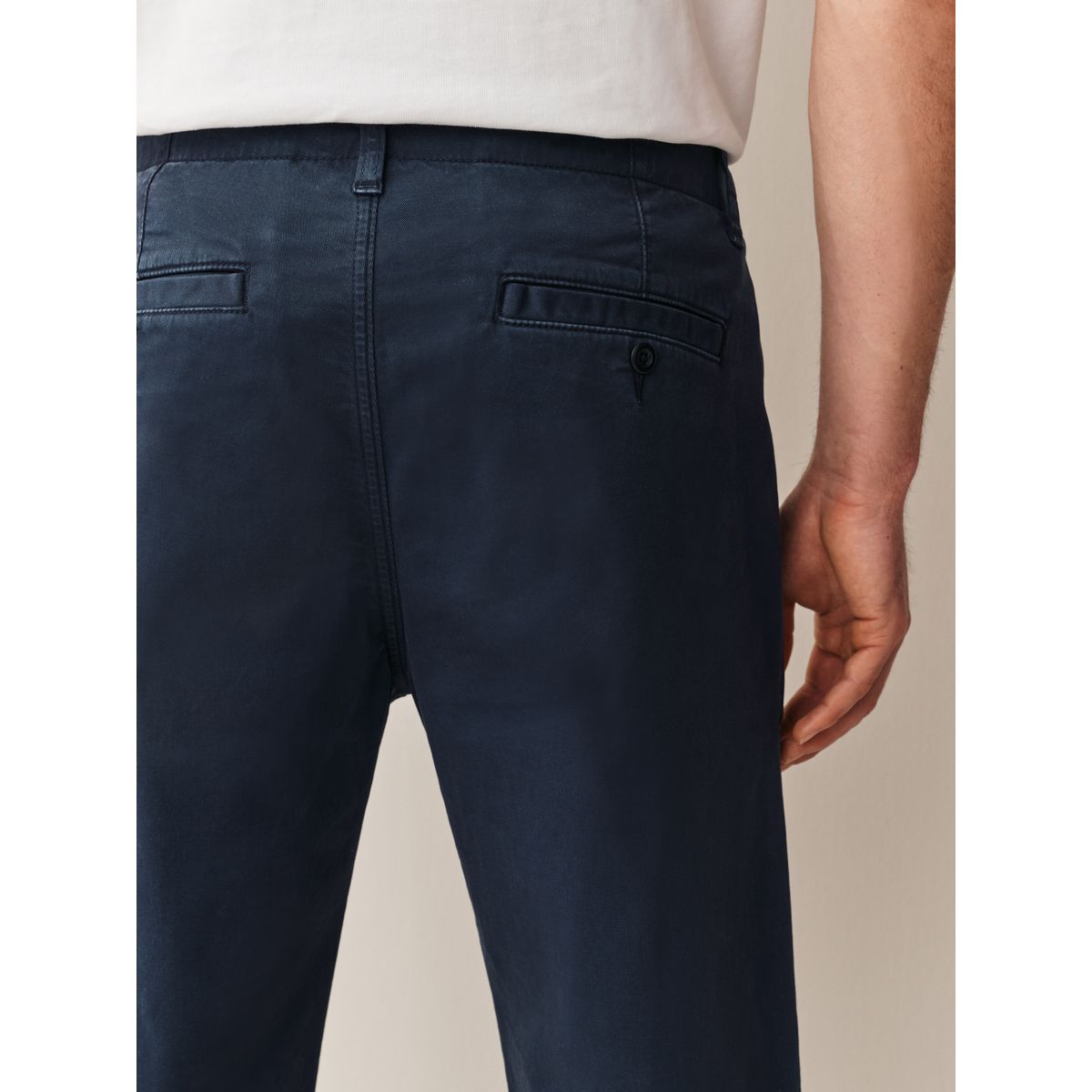 Pantalon chino délavé authentique bleu, NEXT
