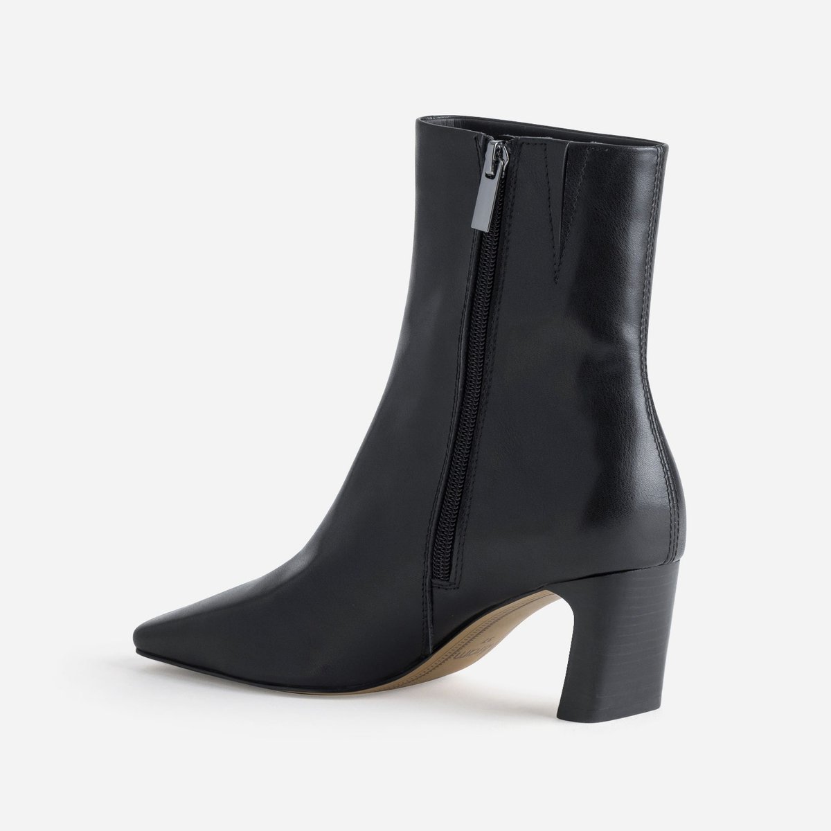 Boots À Talon en cuir NENCY noir, ERAM
