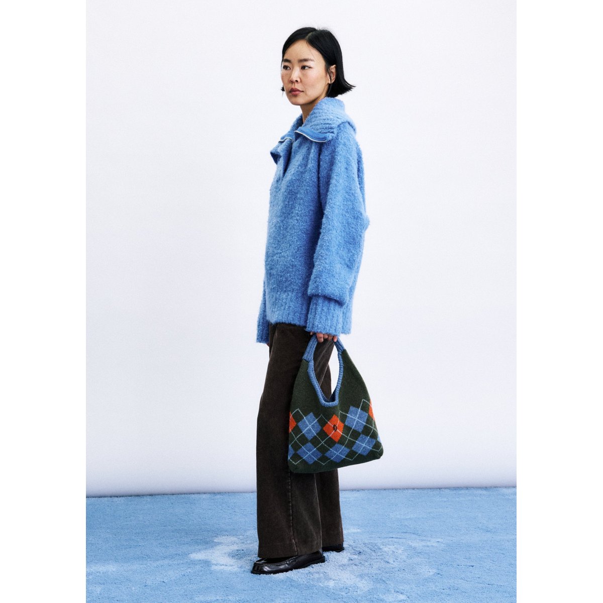Sac Portobello en coton PORTOBELLO vert kaki, FRNCH