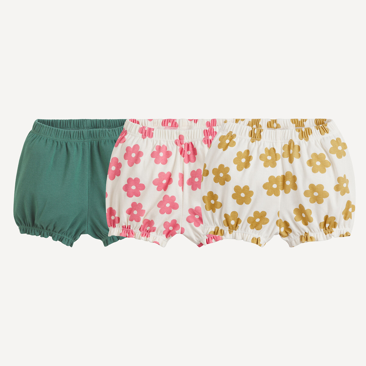 Confezione da 3 bloomers assortiti , LA REDOUTE COLLECTIONS