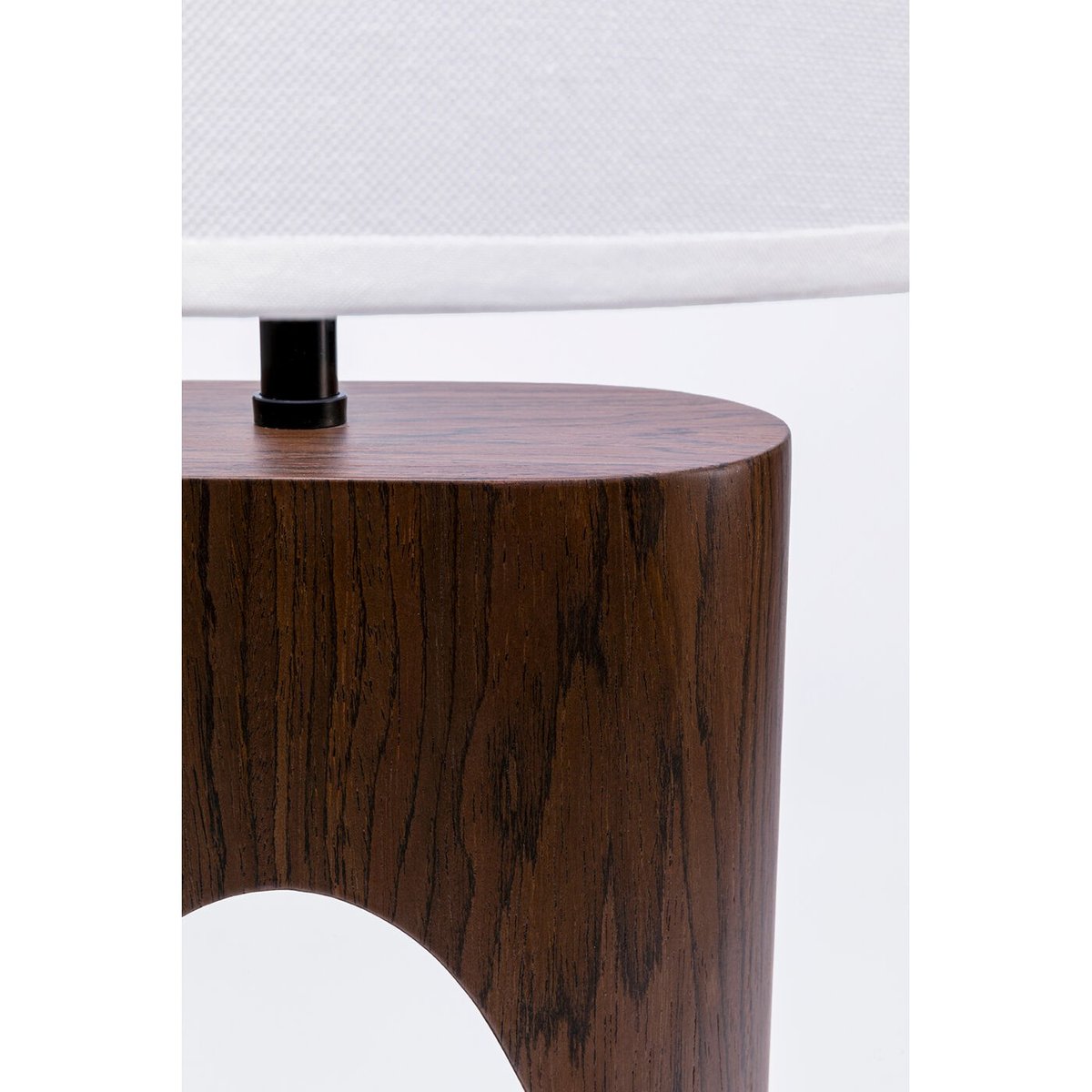 Lampe en noyer et polyester, SURI marron, KARE DESIGN