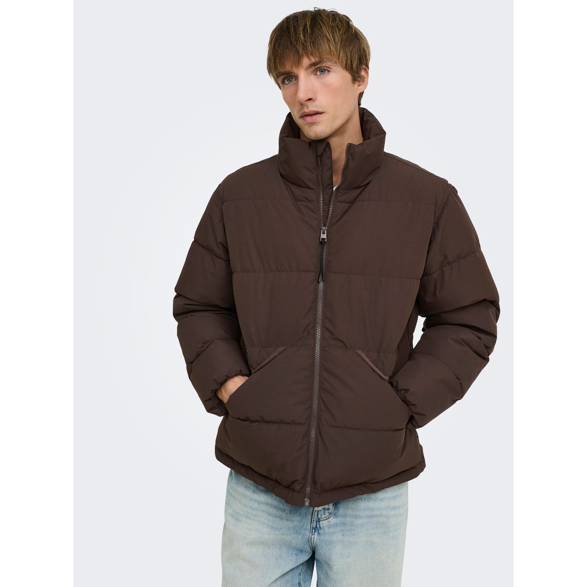Doudoune marron - coffee bean 1, ONLY & SONS