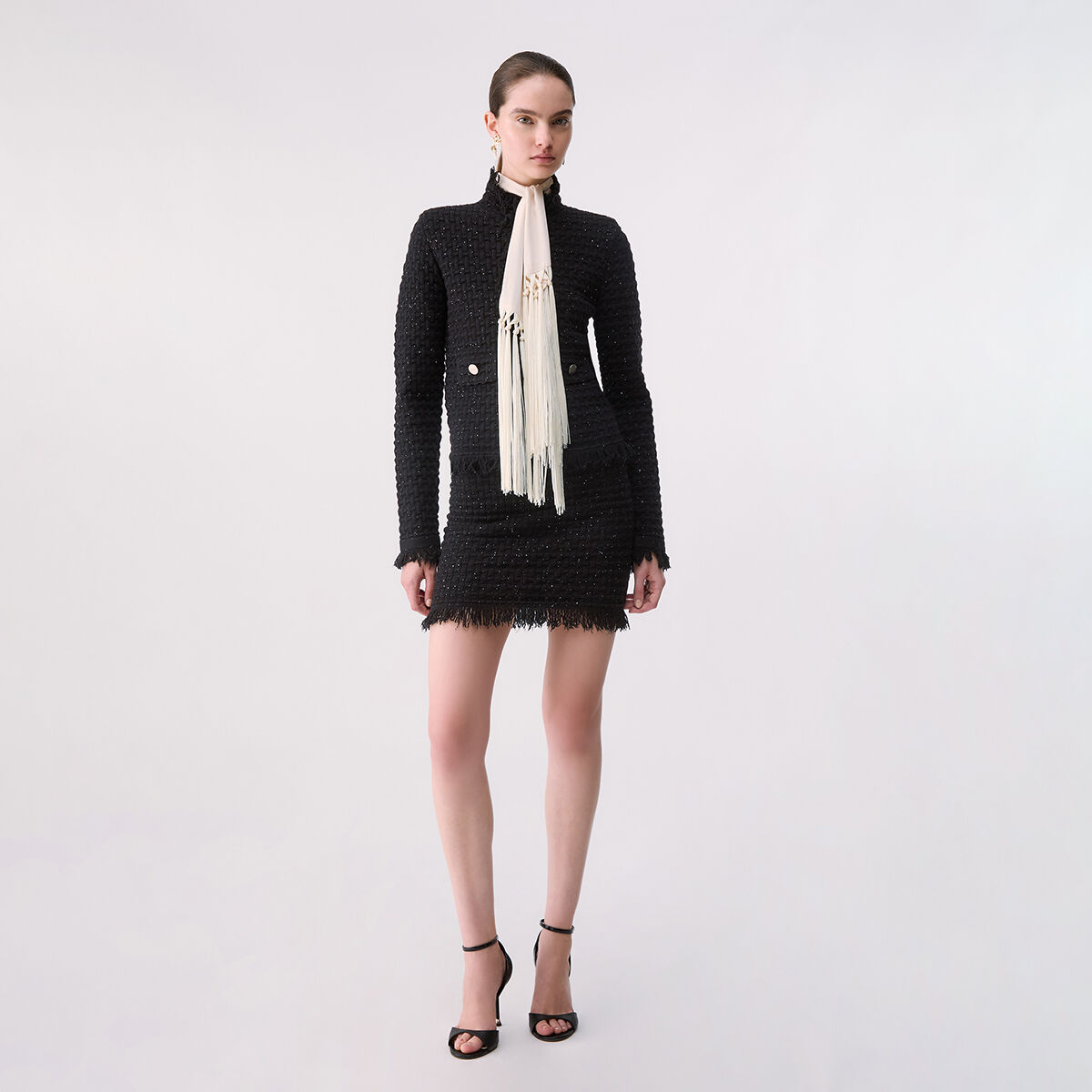Minijupe en maille noir, LIU JO