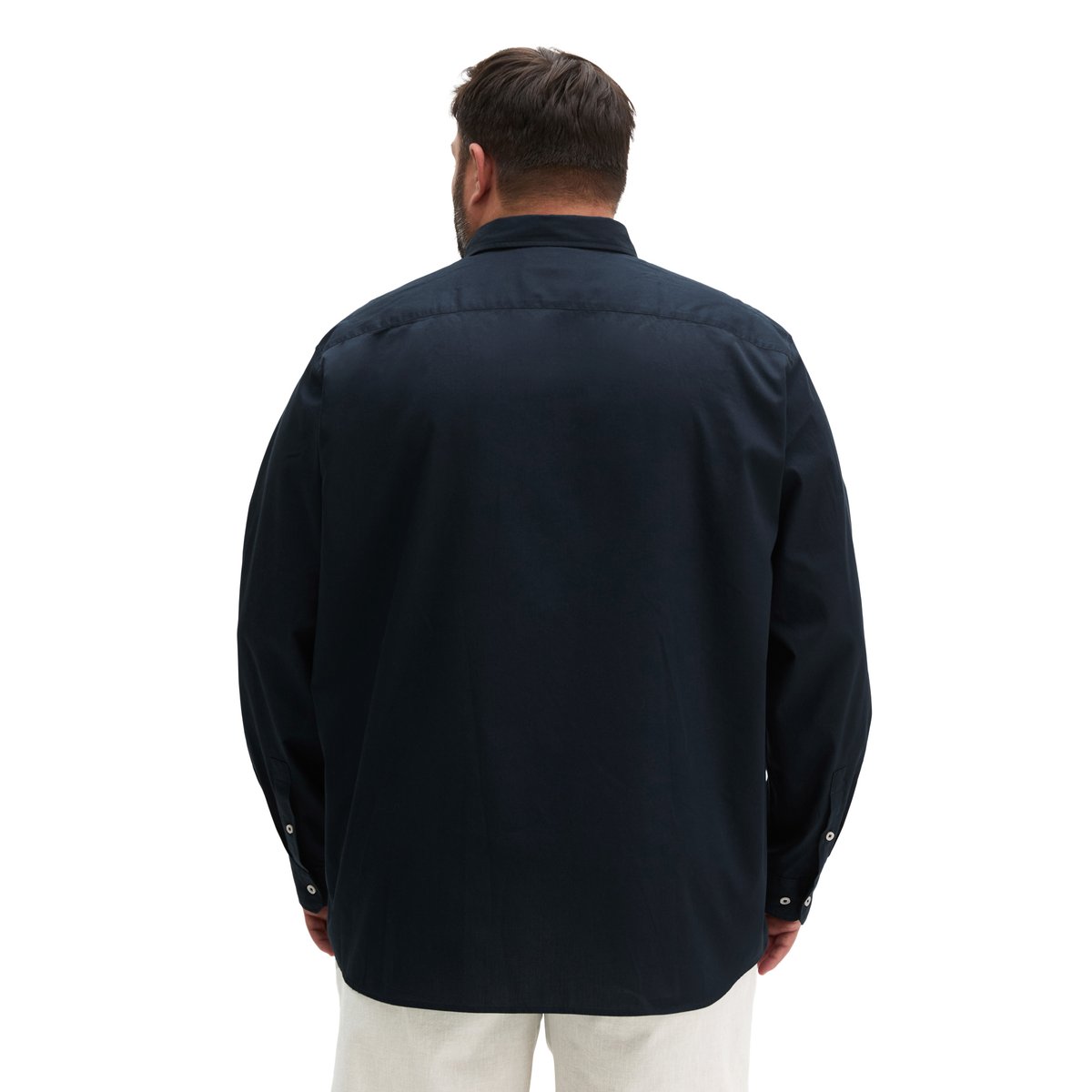 Chemise regular en coton bio bleu foncé, MARC O'POLO