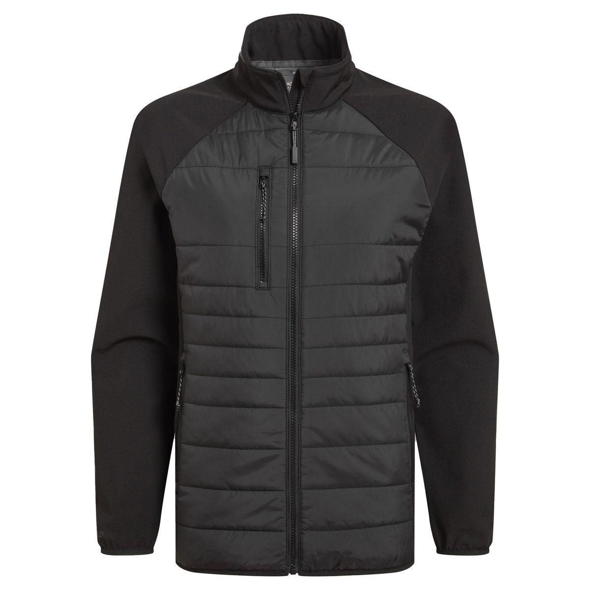 Veste hybride à col montant EXPERT COMPRESSLITE noir, CRAGHOPPERS