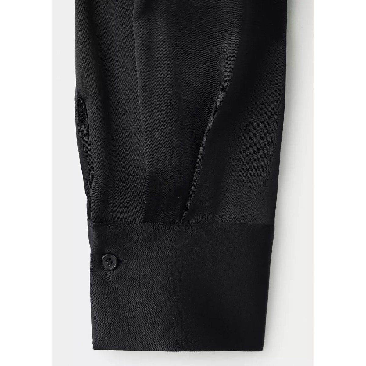 Chemise droite détail nœud noir, MANGO