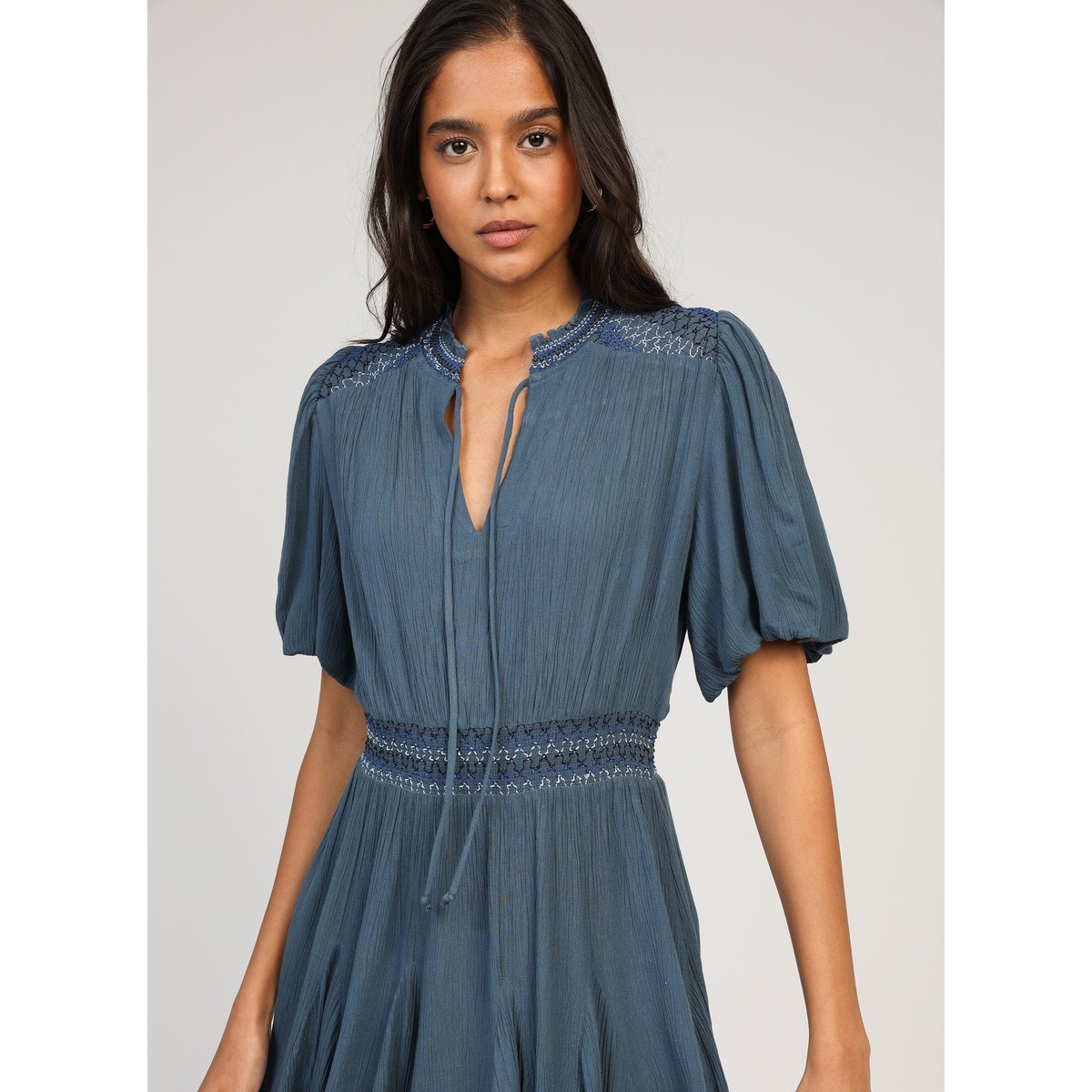 Robe Courte OCLAUDE bleu, AN'GE