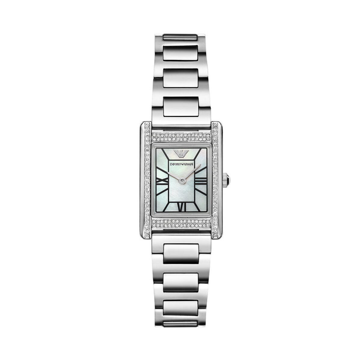 Montre Analogique  EMPORIO ARMANI argenté nacre blanche argenté, EMPORIO ARMANI