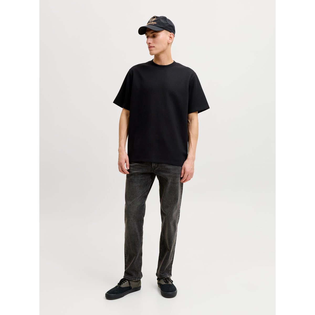 T-Shirt noire - black, JACK & JONES