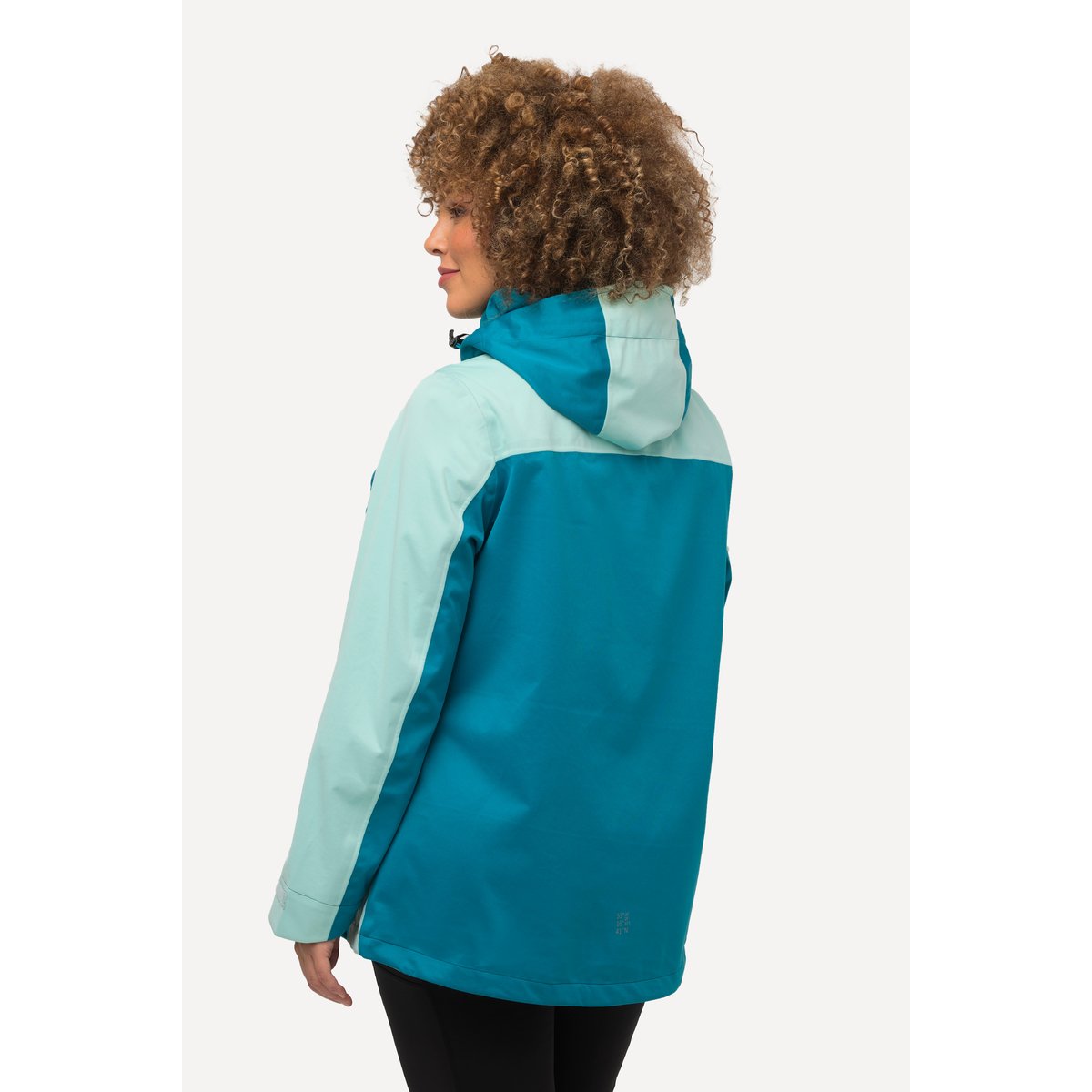 Veste technique HYPRAR, imperméable, capuche bleu turquoise, ULLA POPKEN
