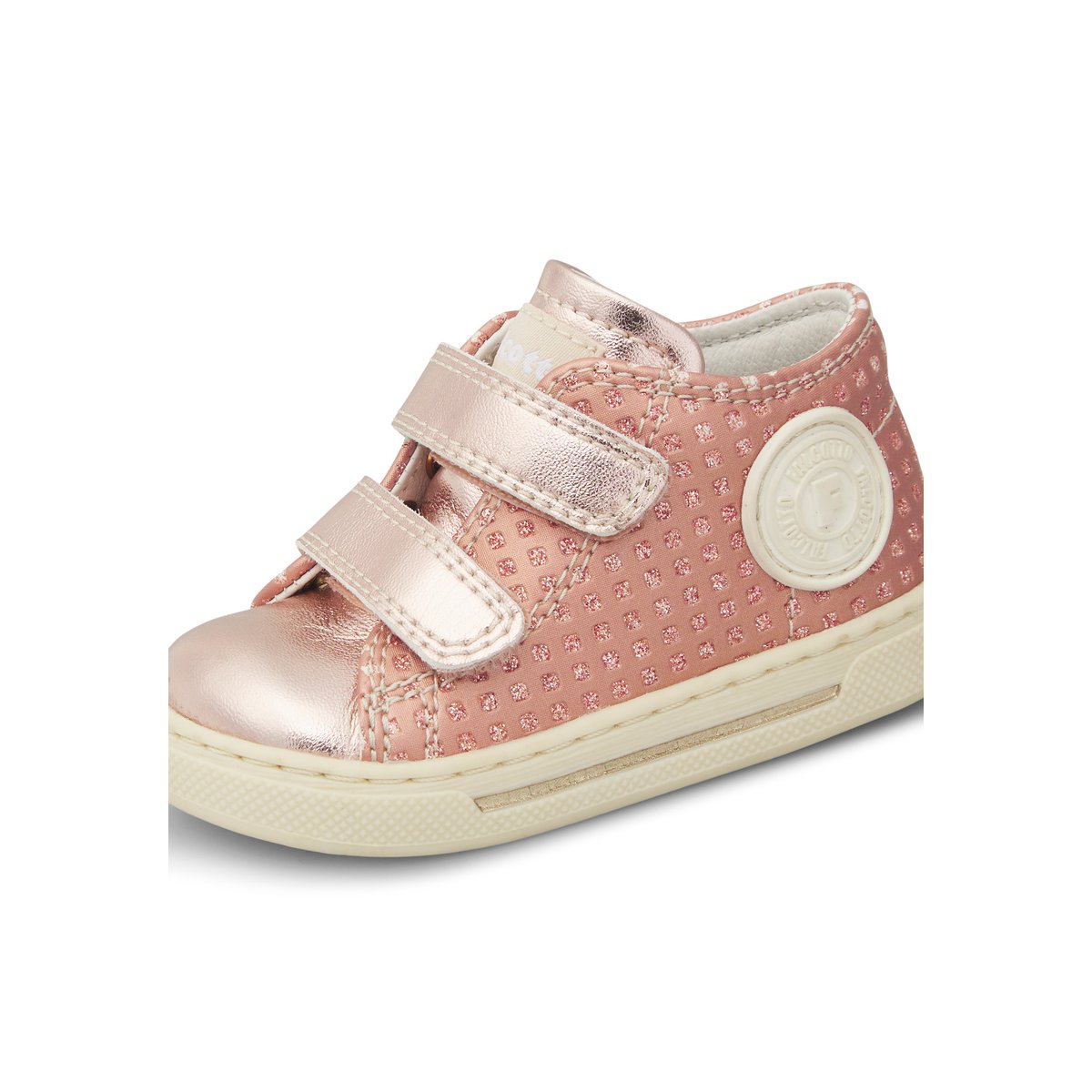 Sneakers en simili cuir MICHAEL 3. blanc-rose-, FALCOTTO