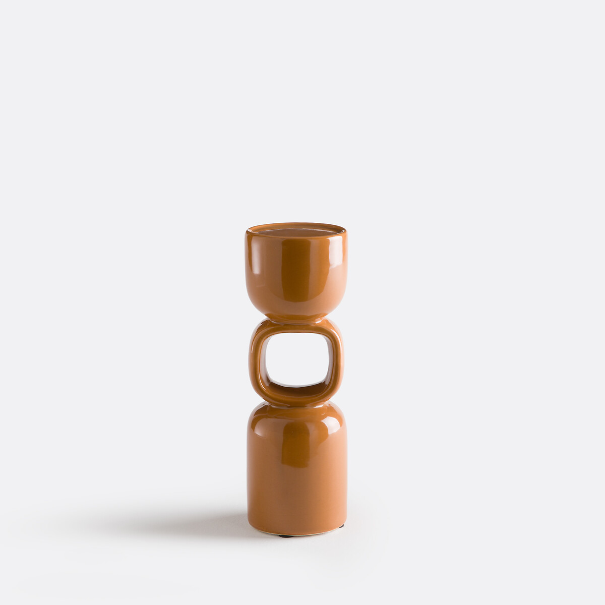 Candelabro escultórico de cerámica, altura de 25 cm, FOMEA terracota, LA REDOUTE INTERIEURS