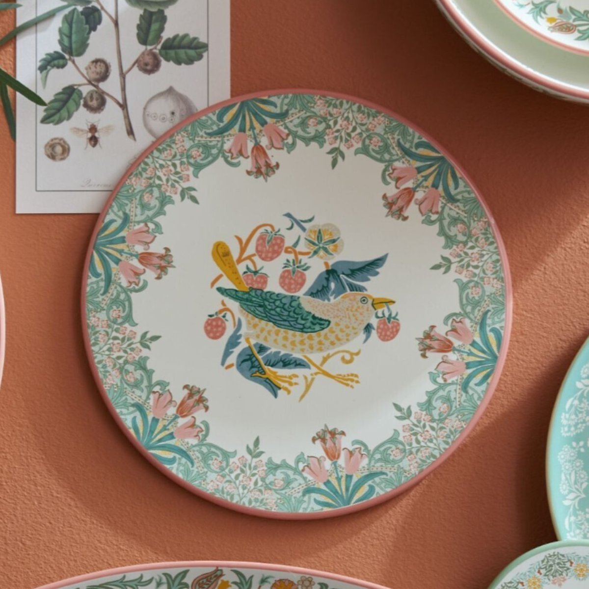 Kitchen Garden Cork-Backed Trivet multi-coloured, WILLIAM MORRIS AT HOME