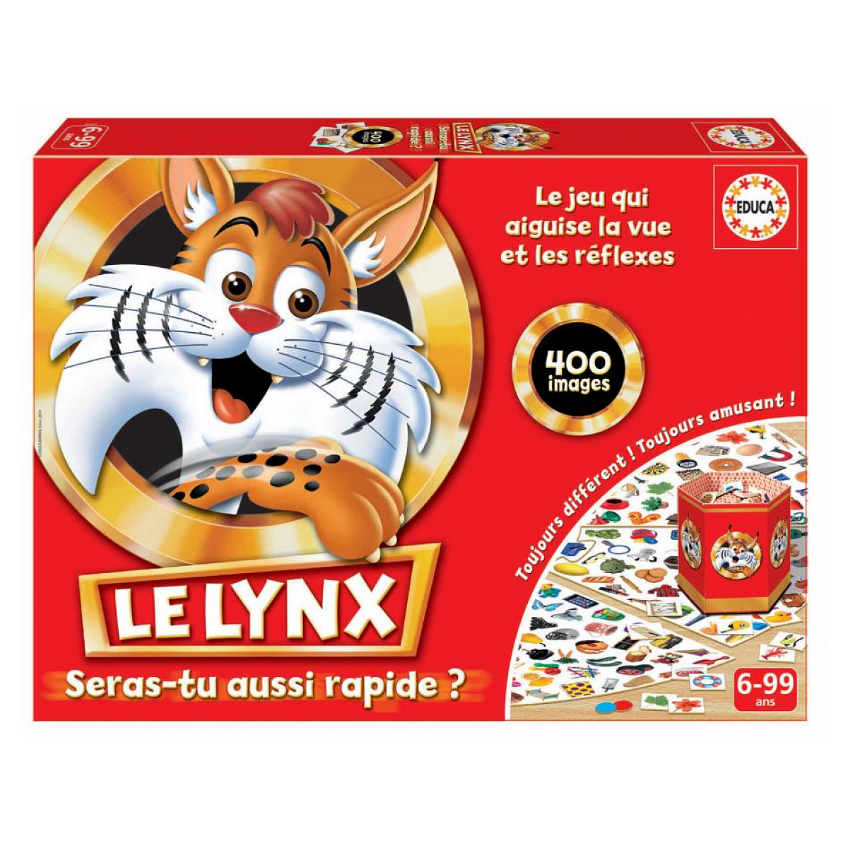 Le lynx classique 400 images couleur unique, EDUCA