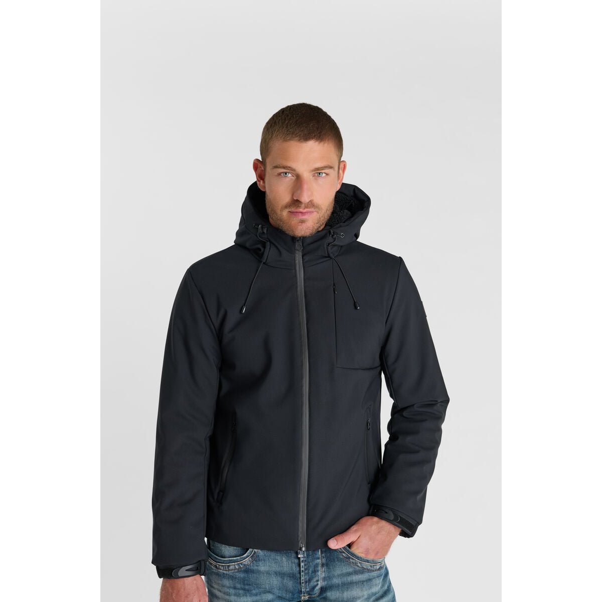 Parka LOEN black, LE TEMPS DES CERISES