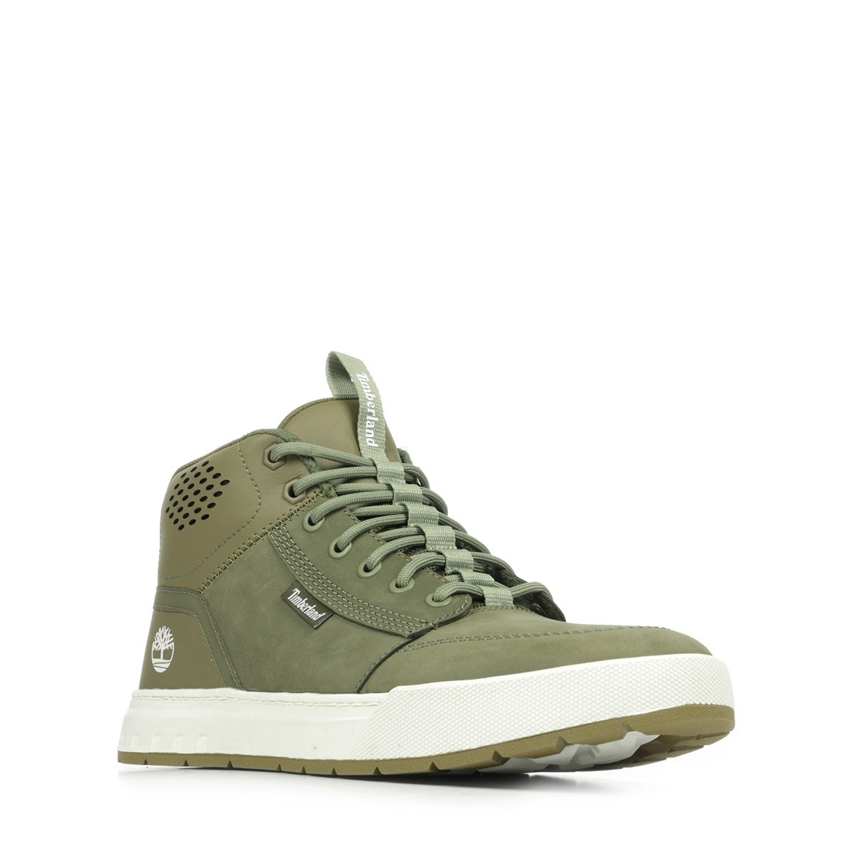 Baskets Maple Grove Mid Lace Sneaker dark green nubuck, TIMBERLAND