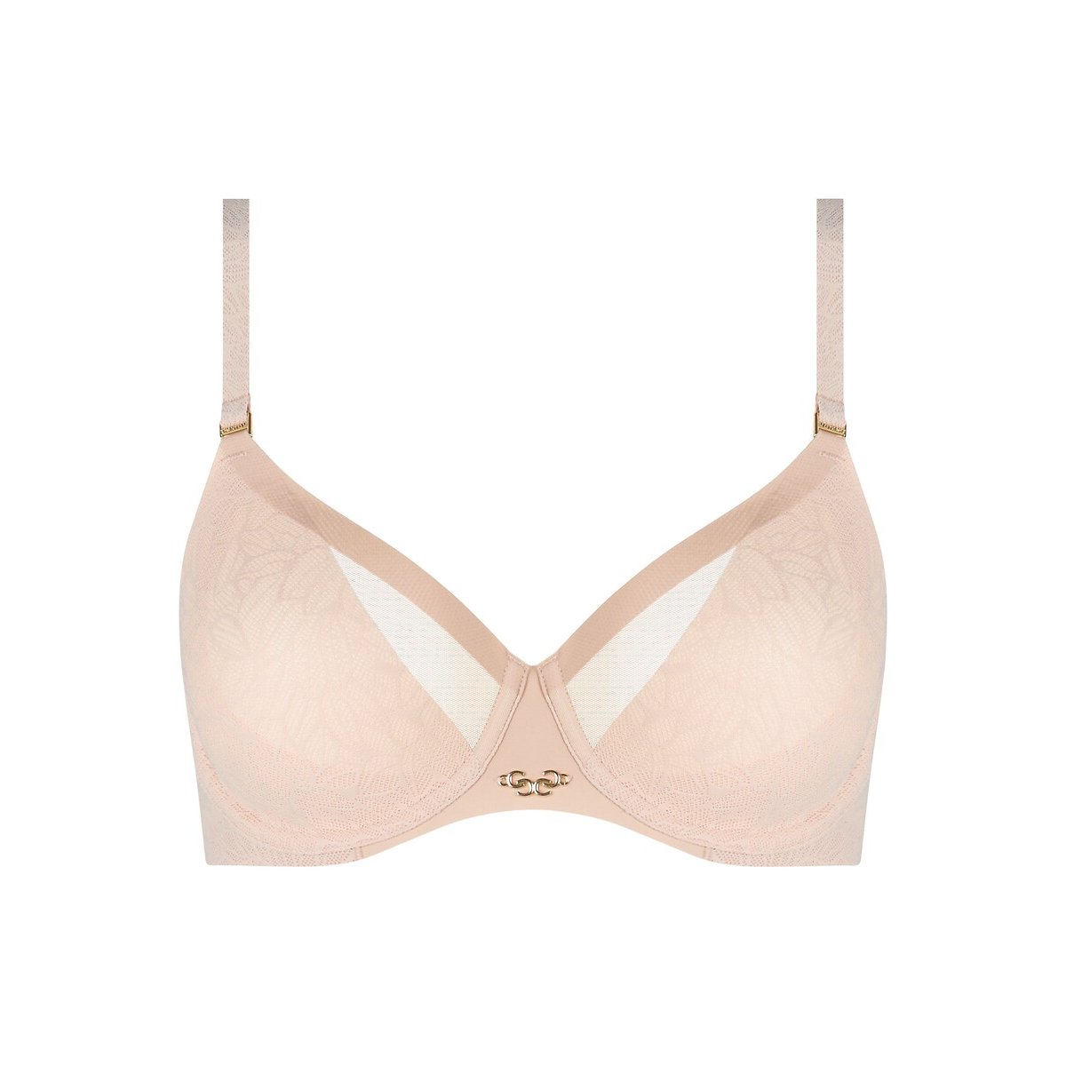 Pure Lace Full Cup Bra beige, CHANTELLE