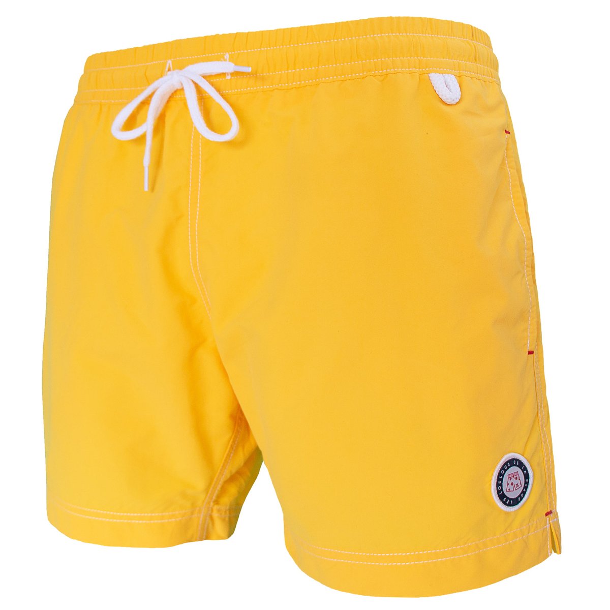 Short de bain MONTAUK 2946 Classic fit jaune, LES LOULOUS DE LA PLAGE