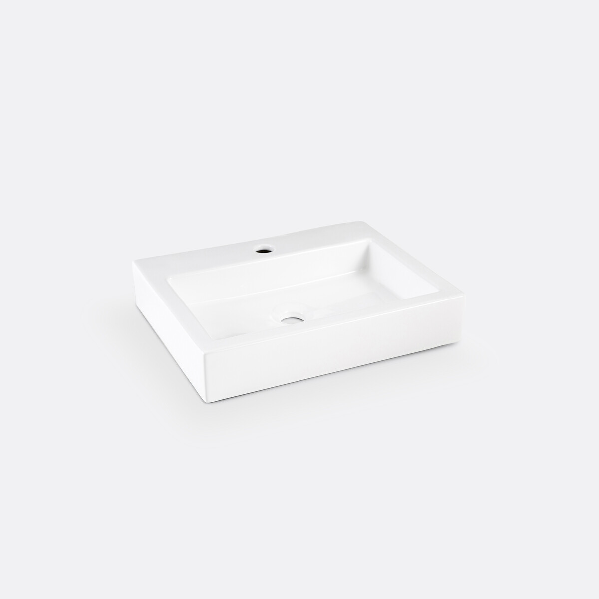 Lavabo rectangular de cerámica Adles blanco, LA REDOUTE INTERIEURS