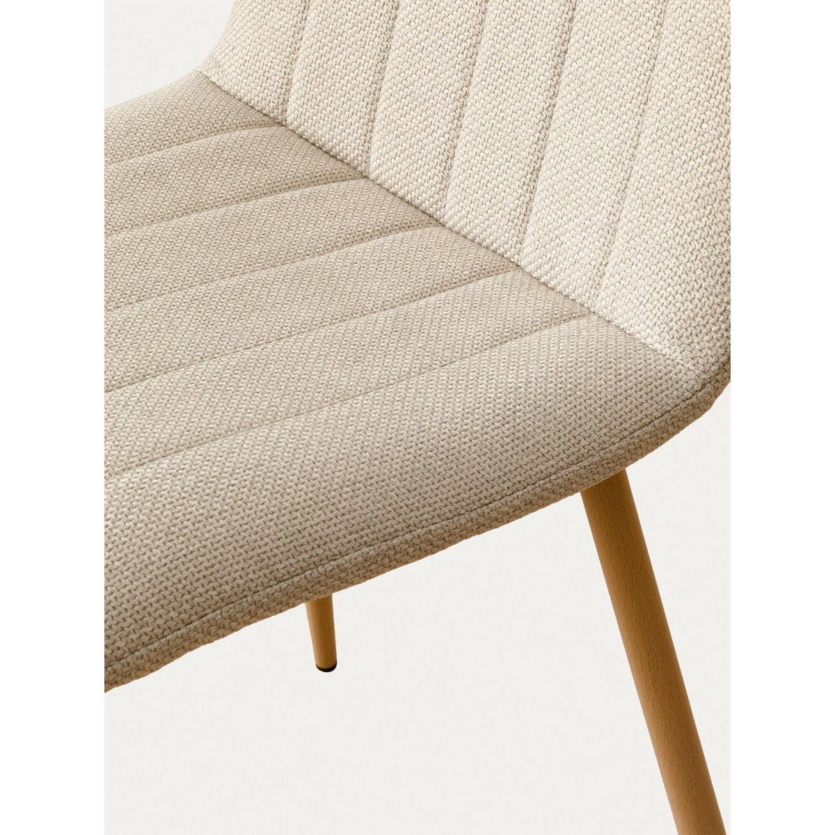 Chaise de salle à manger Rembourrée Beige-WISMAR beige, KENAY