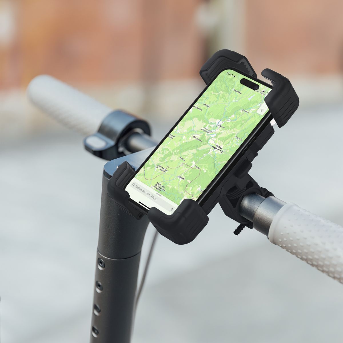 Support smartphone smartphone renforcé-verrouillage auto noir, TNB