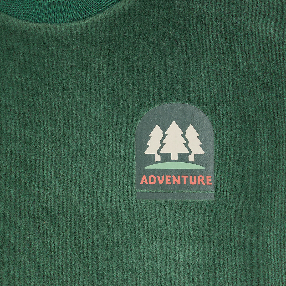 Lot de 2 pyjamas en velours motif montagne assortis, LA REDOUTE COLLECTIONS