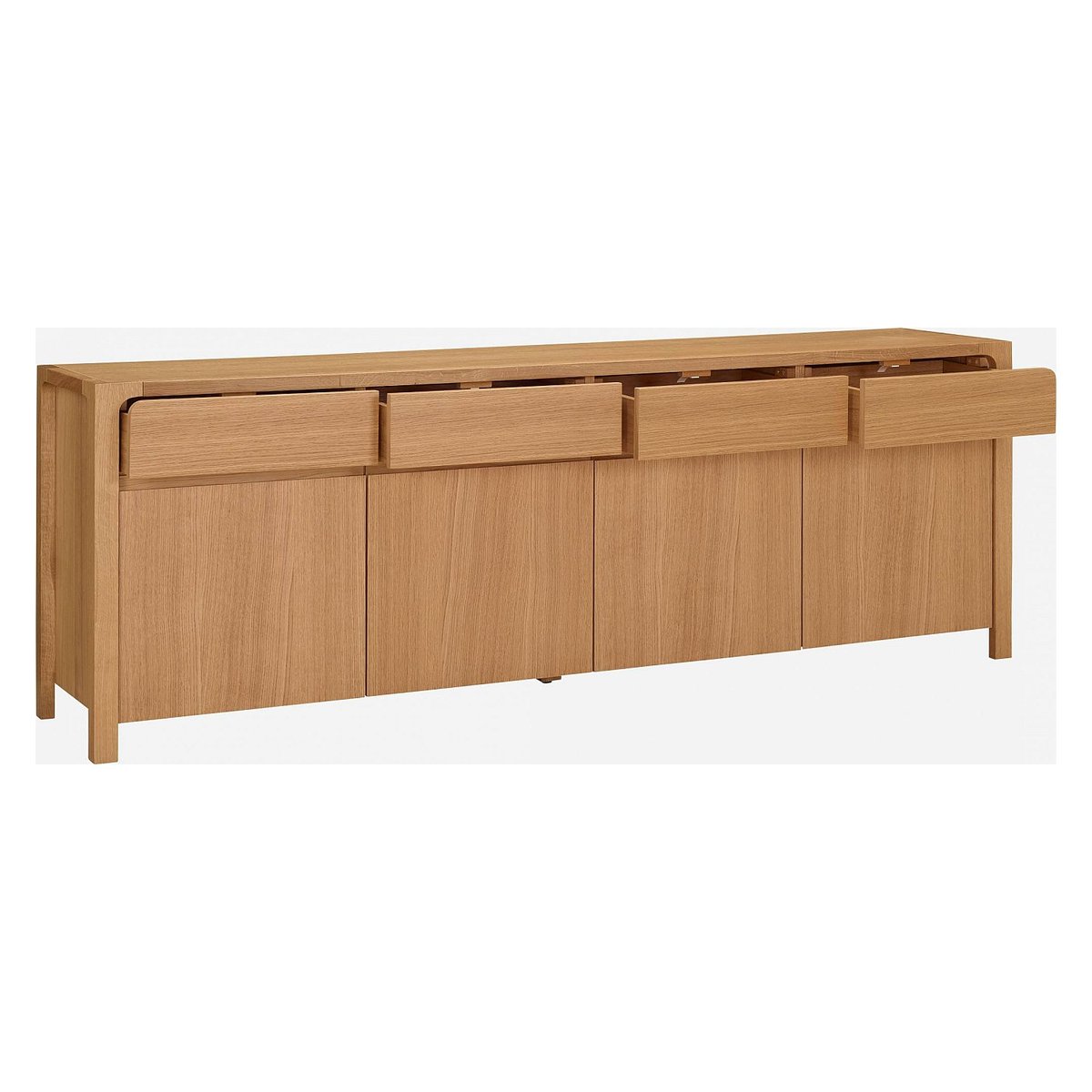 Buffet bois IVOINE naturel clair, HABITAT