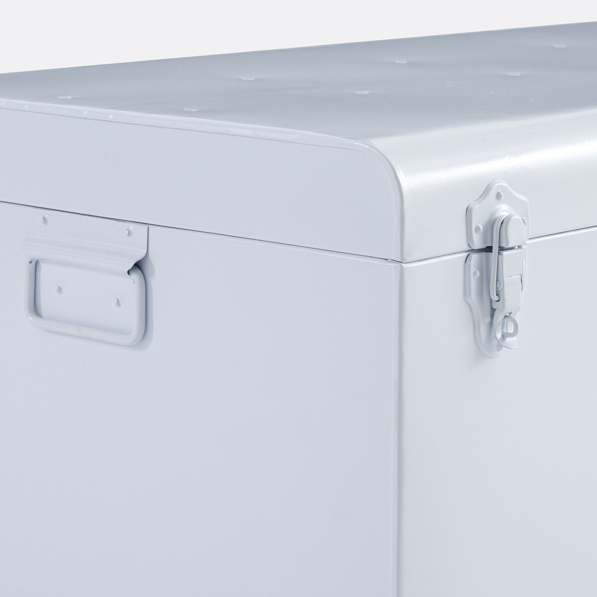 Malle de rangement en métal acier XXL, Masa blanc, LA REDOUTE INTERIEURS