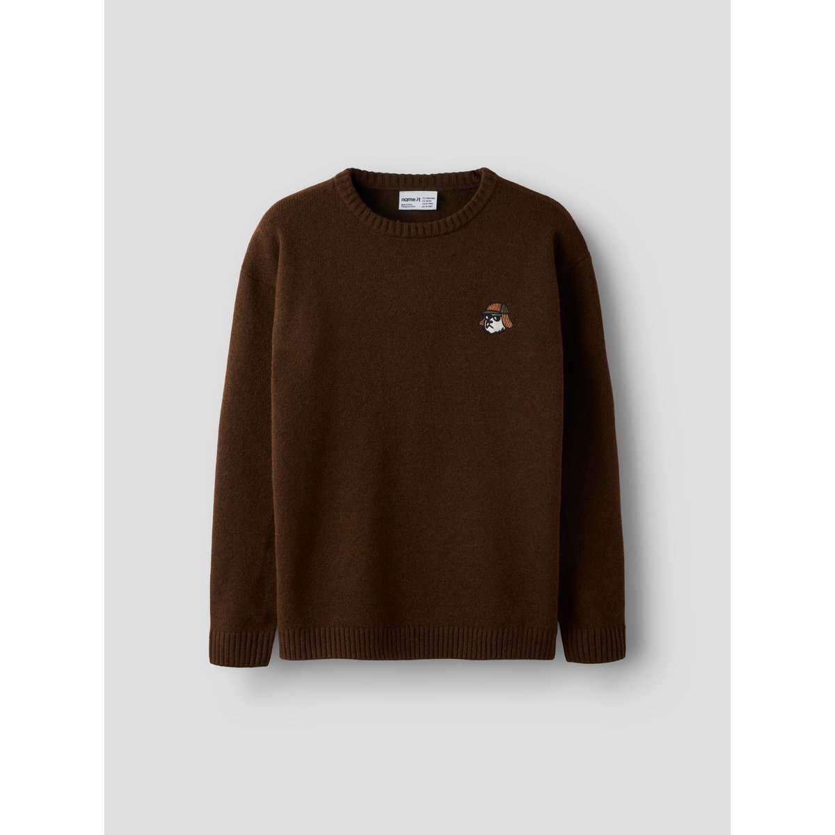 Pull En Maille rouge - chocolate plum1, NAME IT