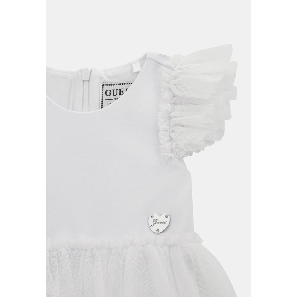 Robe Jupe Mesh blanc, GUESS KIDS