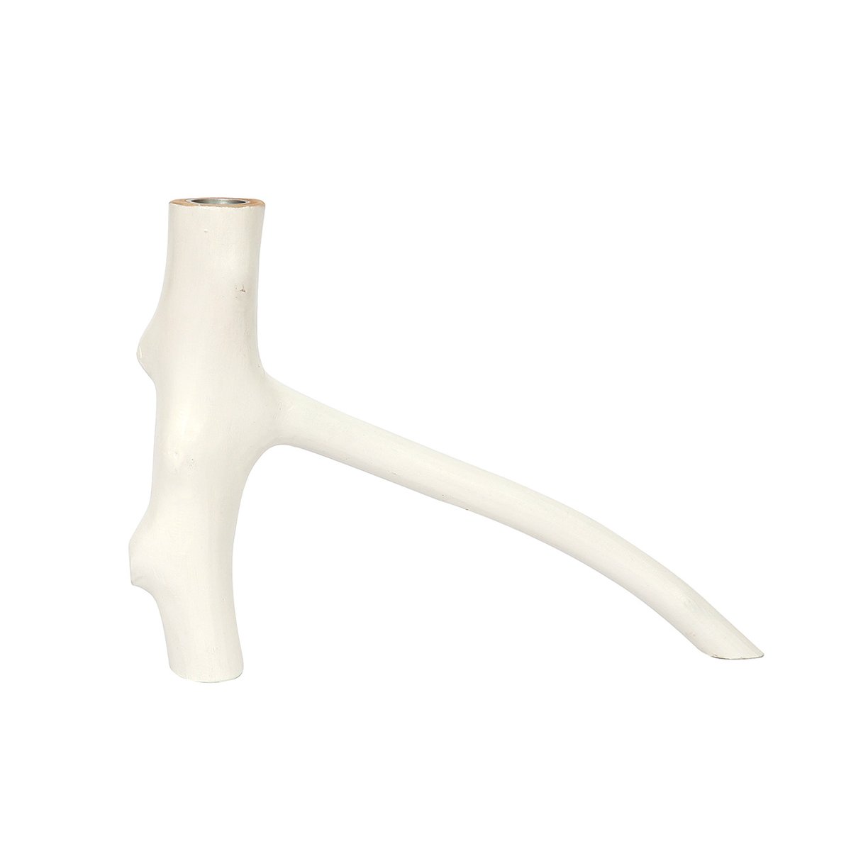 Bougeoir bois 3 pieds TRIPLE TWIG blanc, BAZAR BIZAR