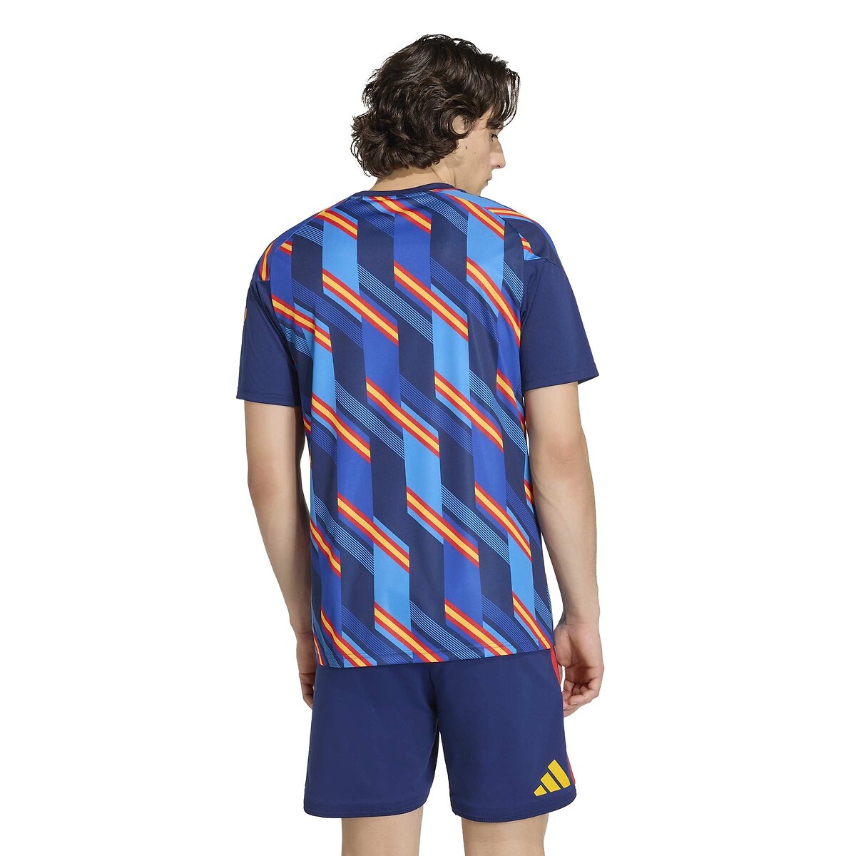 Maglia pre-partita Spagna Casa, Coppa del Mondo 2026 blu, adidas Performance