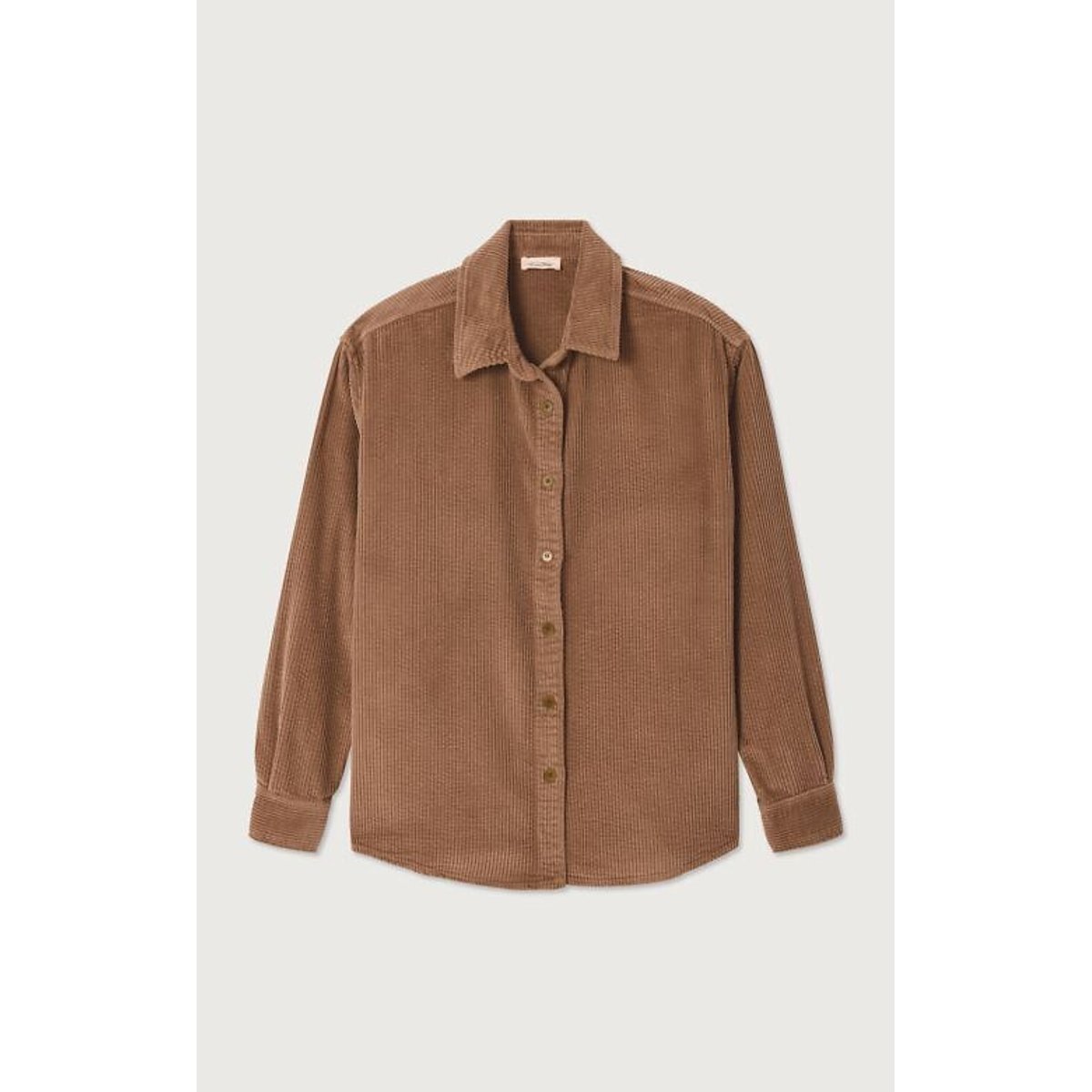 Chemise ample velours côtelé PADOW bison, AMERICAN VINTAGE