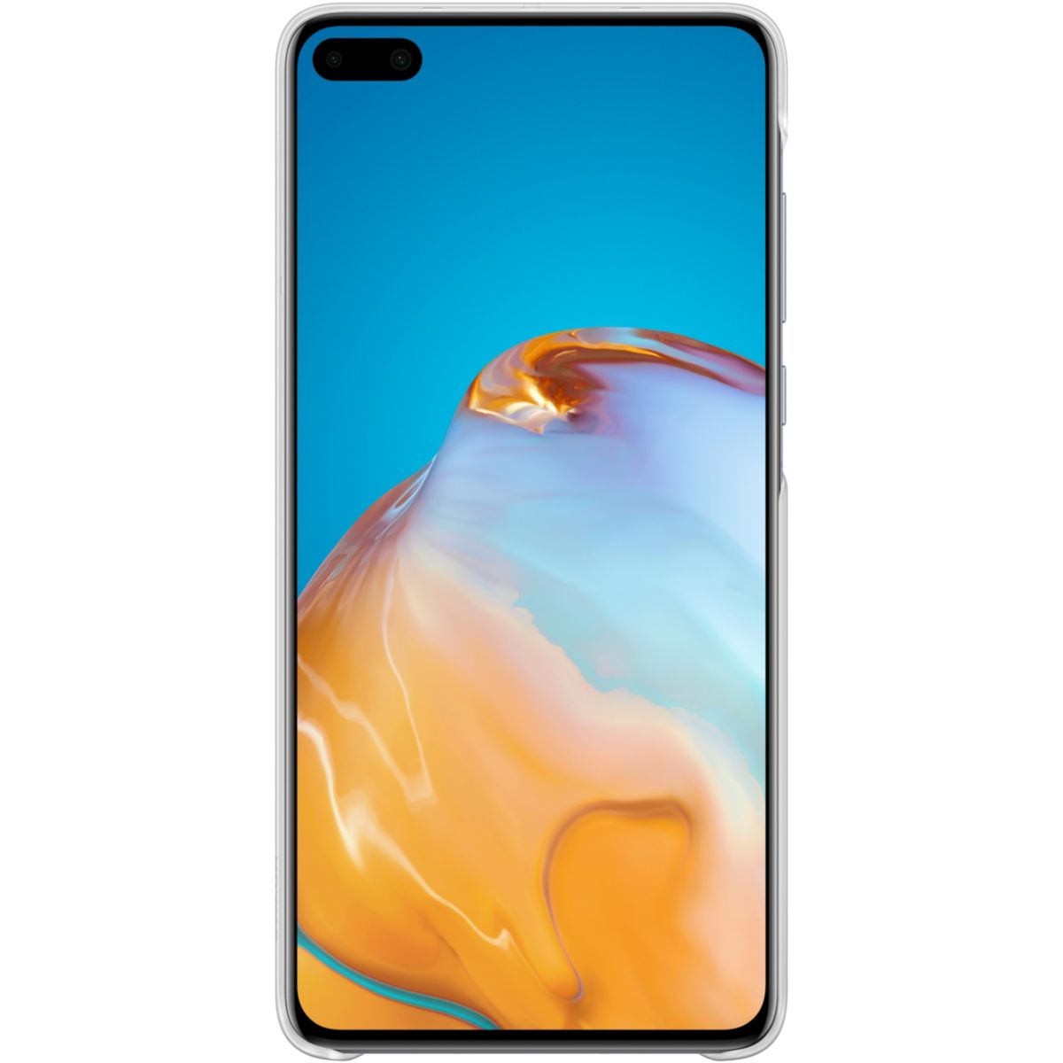 Coque Huawei P40 transparent transparent, HUAWEI