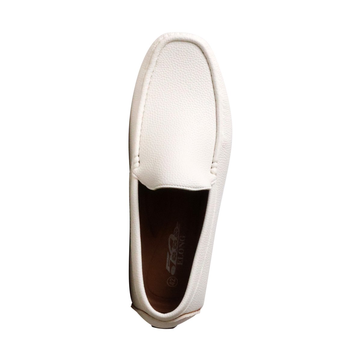 Mocassin Basse à Enfiler blanc, ENZO MARCONI