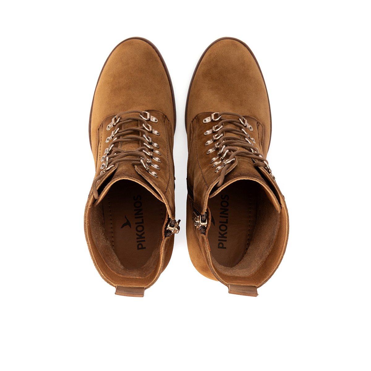 Bottines à talon cuir Palencia brandy, PIKOLINOS