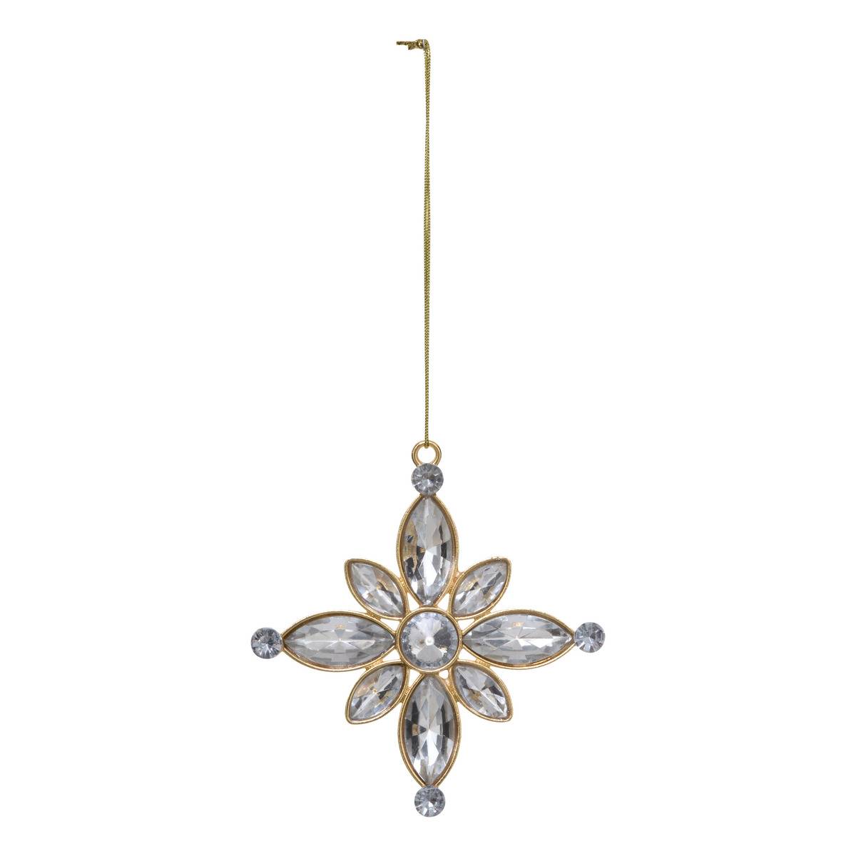 SDN METAL ETOILE STRASS 9CM dore, ATMOSPHERA