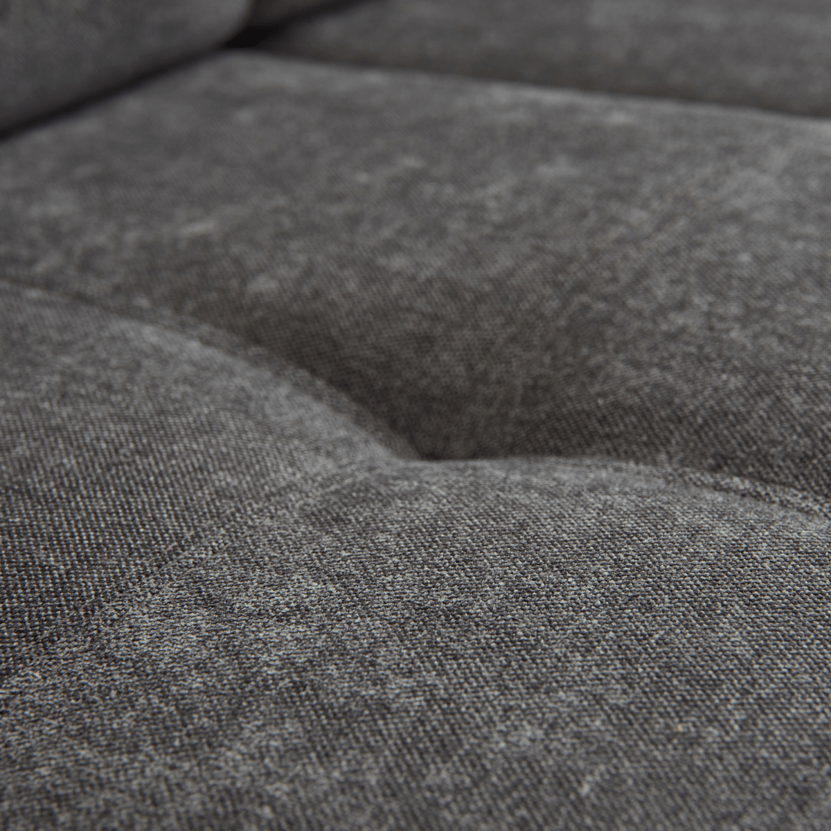 Canapé 3 places convertible en tissu Matelas 14cm - COSENZA gris, CALICOSY