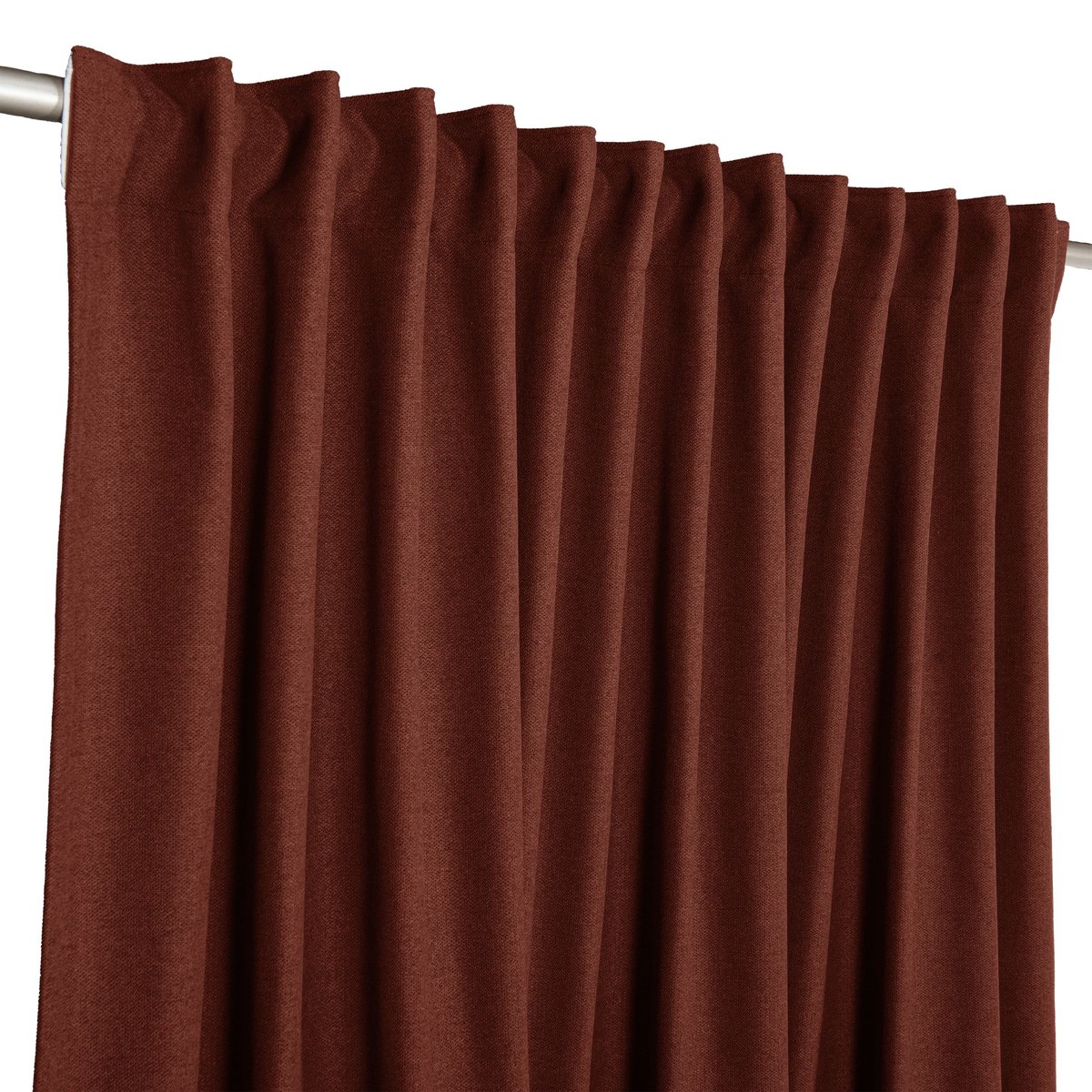Rideau occultant thermique en polyester, RAGNAR rouge, INSPIRE