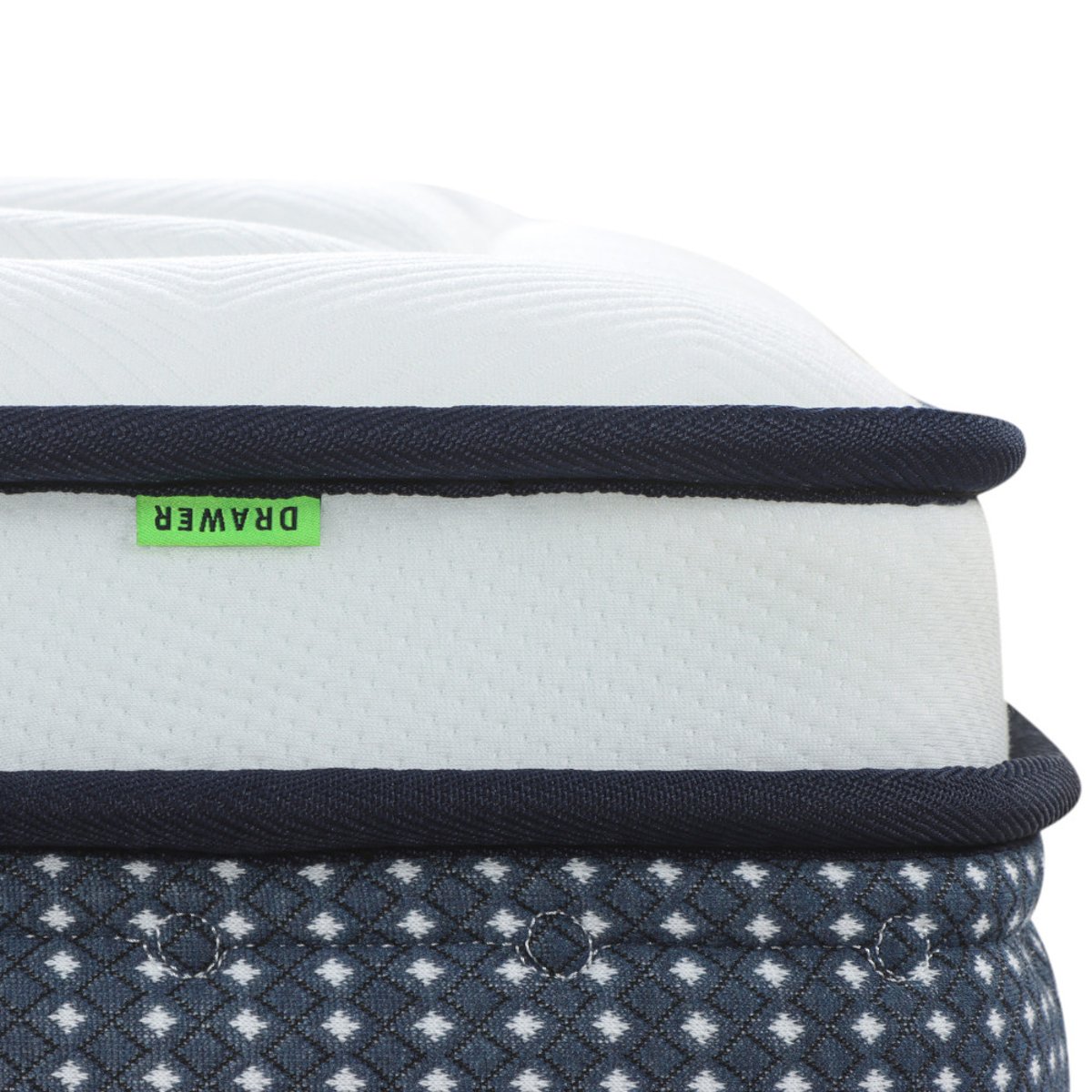 Matelas à ressort et mémoire de forme, accueil moelleux- SOMNIA couleur unique, DRAWER