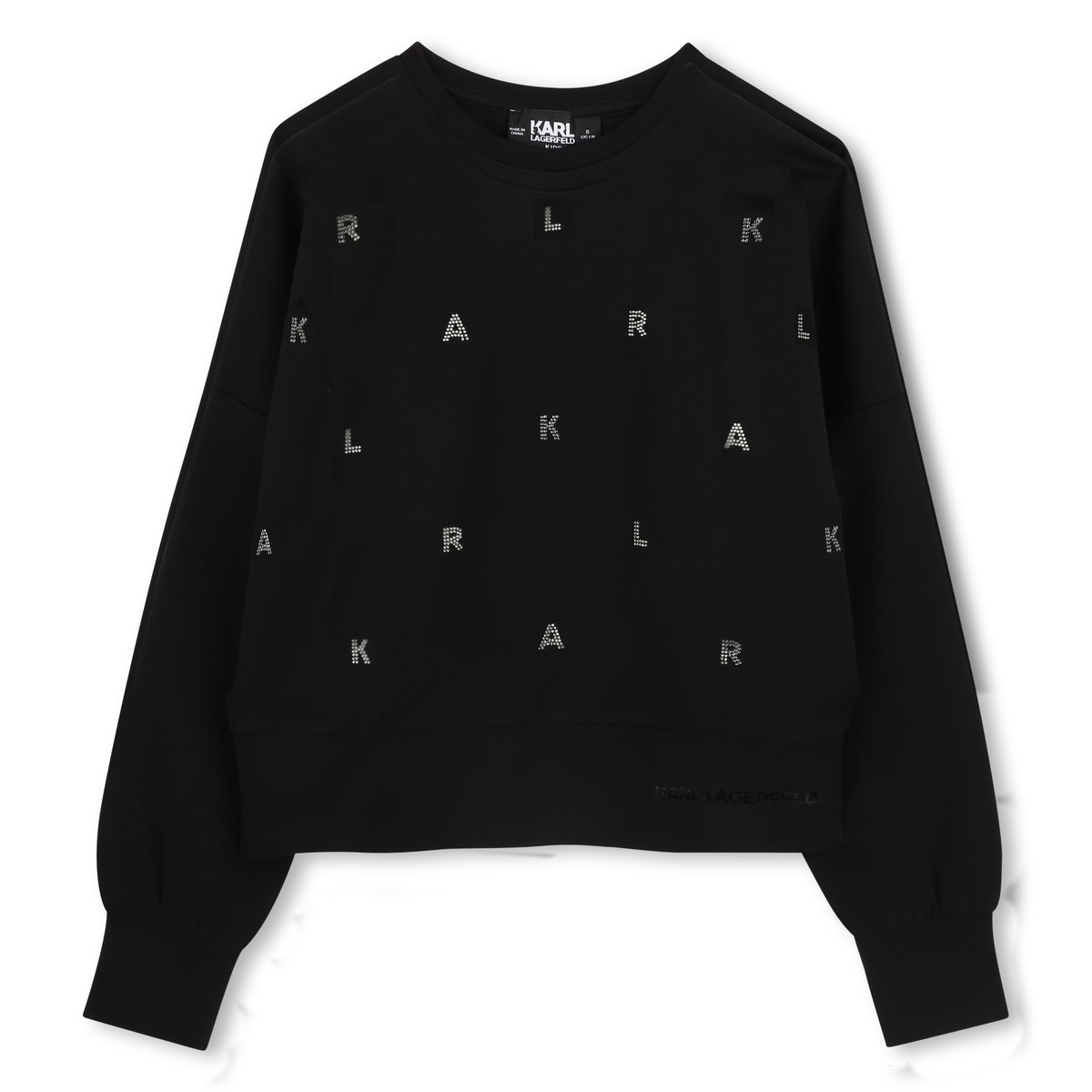 Sweat à manches longues black, KARL LAGERFELD KIDS