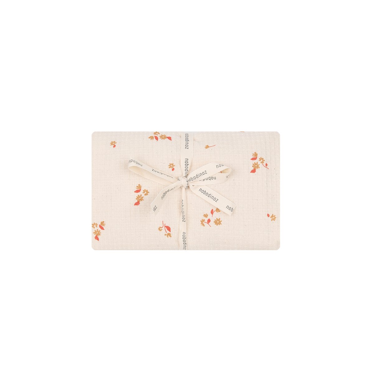 Matelas à langer imperméable & housse en nid d'abeille de coton OPERA yellow lily, NOBODINOZ