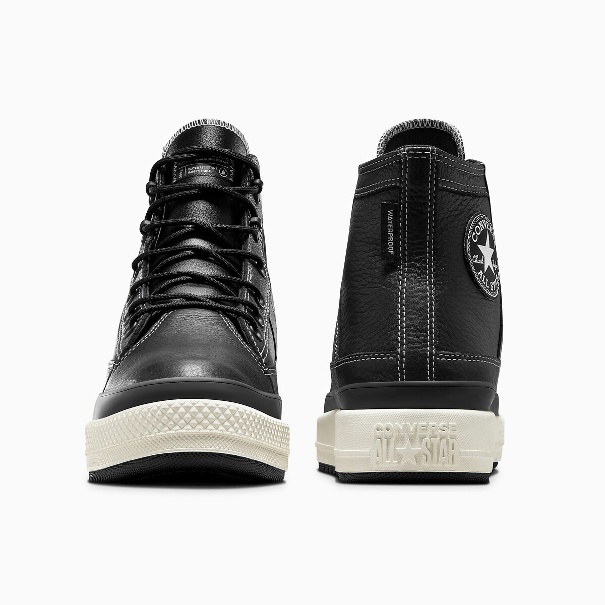 All Star Equip Hi Counter Climate High Top Trainers in Leather black, CONVERSE