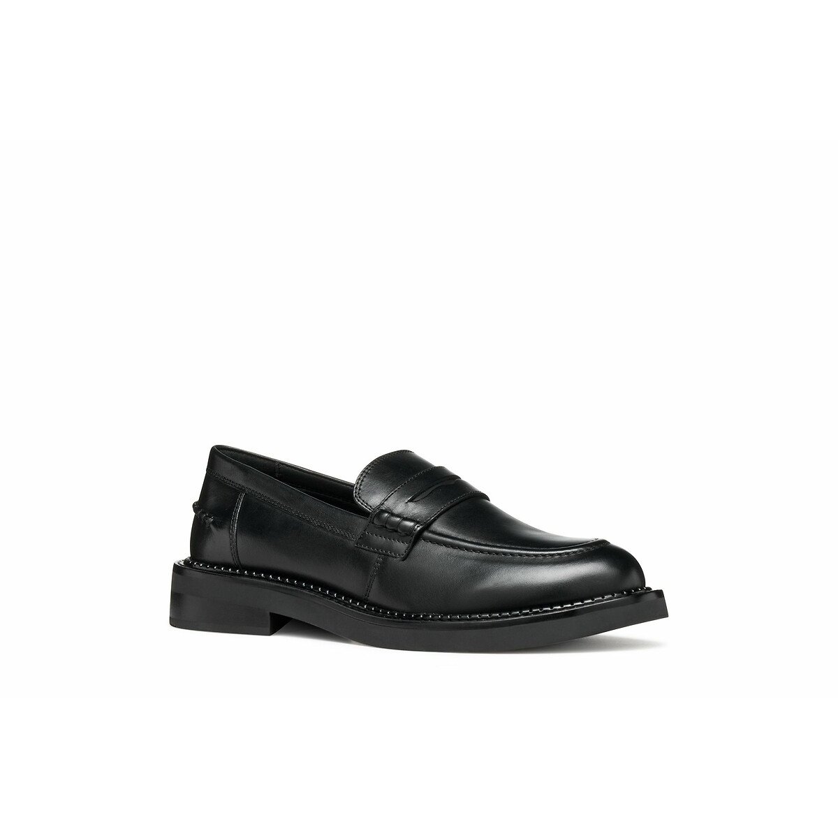 Mocassins en cuir Serilda noir, GEOX