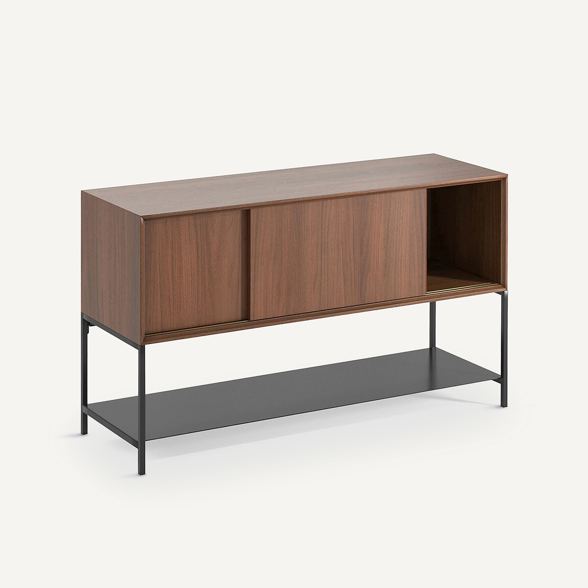 Buffet enfilade, plaqué noyer, Mambo noyer, AM.PM