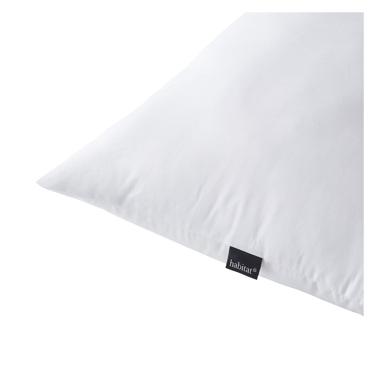 Oreiller tissu, tissu NUAGE TENCEL® blanc, HABITAT