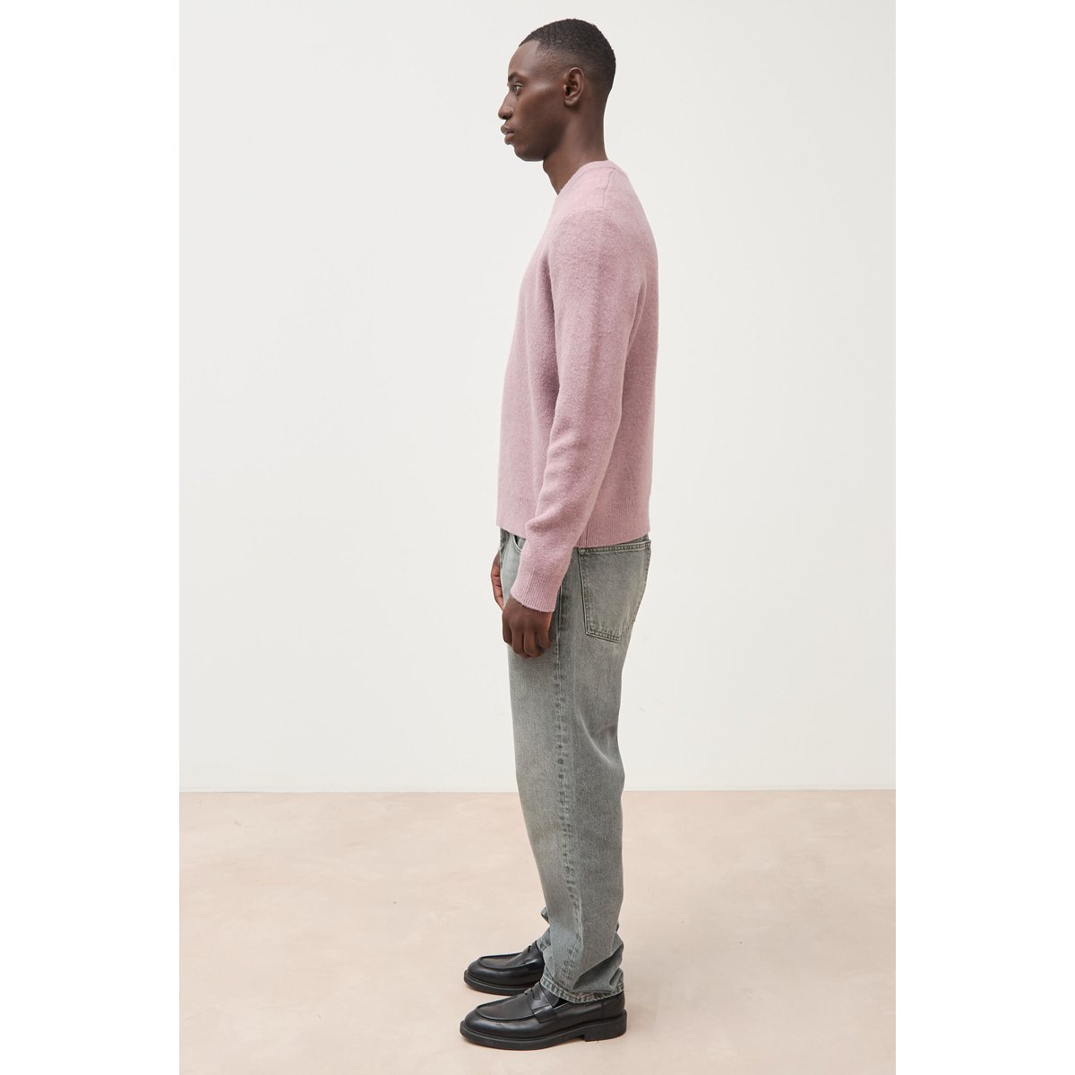 Pull droit col rond manches longues parme, BONOBO