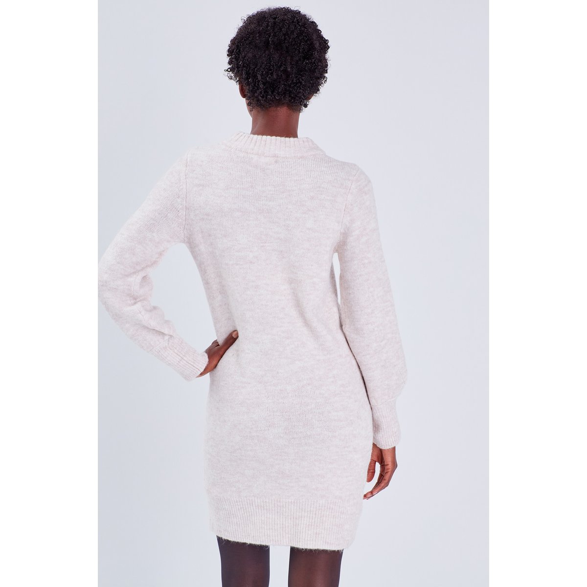 Robe pull droite sable, CACHE CACHE